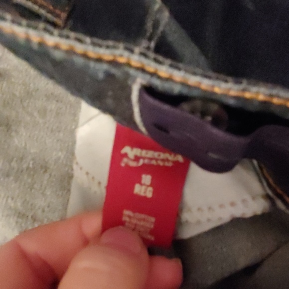 Girls destructed flare jeans - Picture 4 of 5